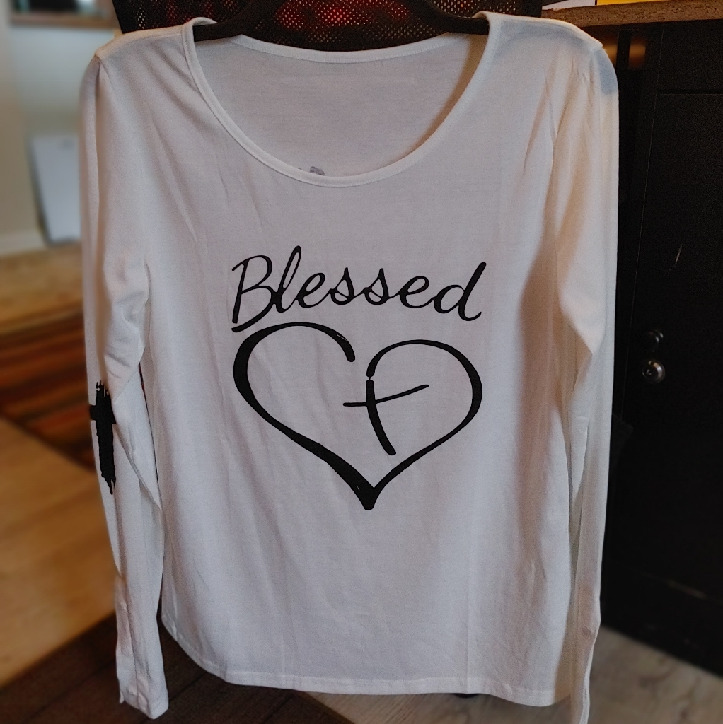 New White Long Sleeve Womens Shirt